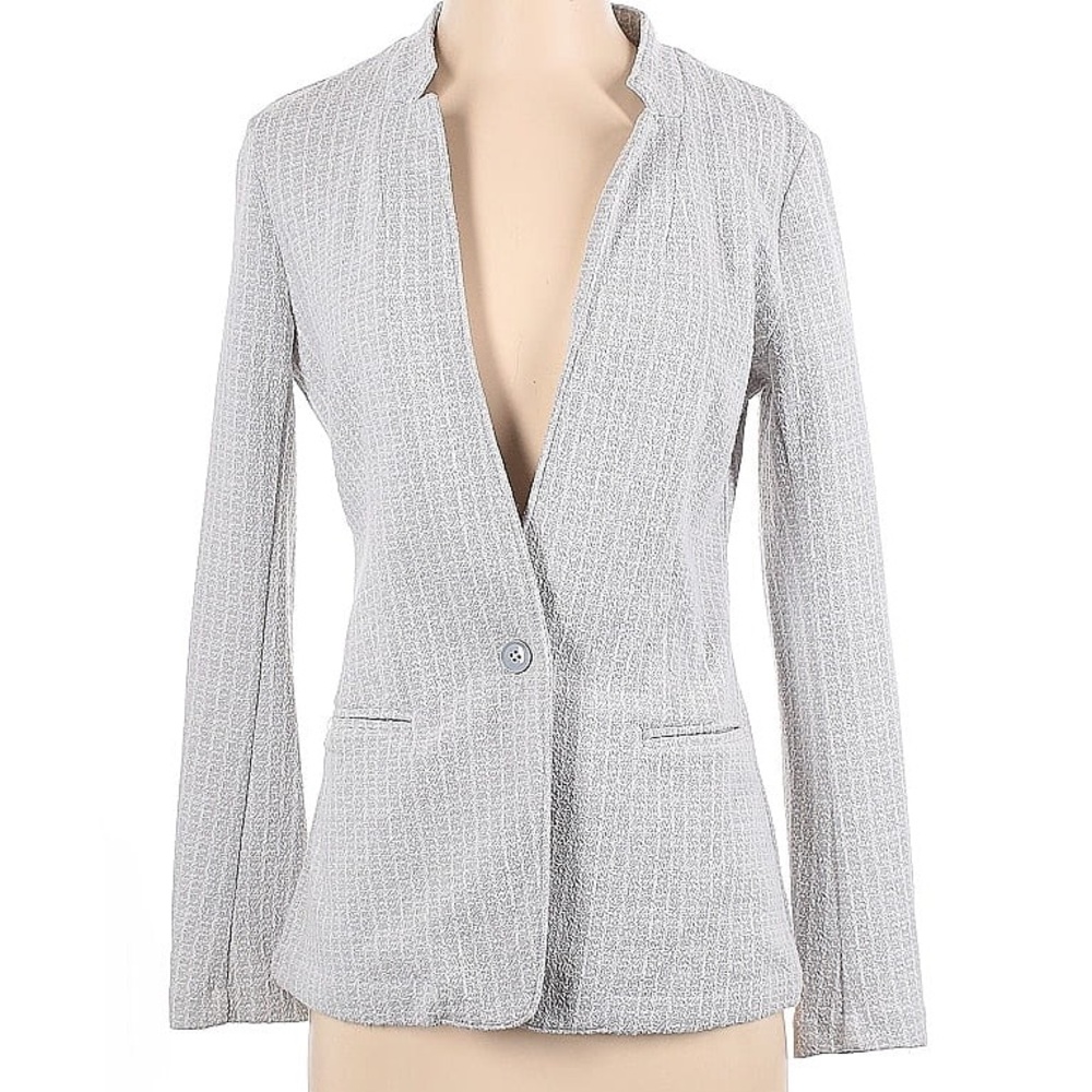 Banana Republic Gray Tailored Blazer